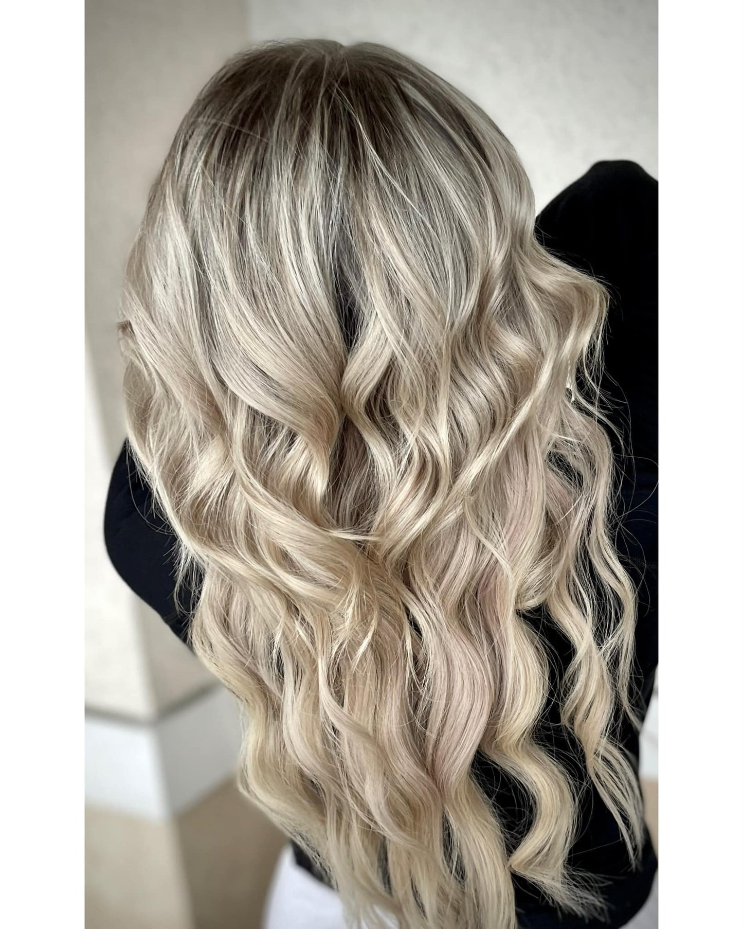 Platinum Blonde 100% Human Hair Hand Tied +Weft