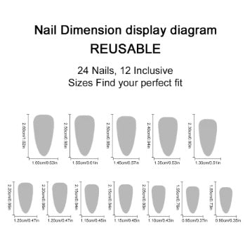 Goth Spider Press on Nails 24 Piece Set